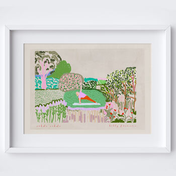 Yoga Mindfulness Art Print Inhale Exhale Poster, 2 of 9