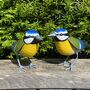 Hand Painted Metal Bluetit, thumbnail 6 of 9