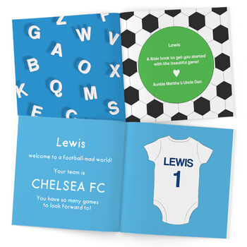 Personalised Baby A To Z Football Book, 2 of 9