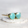 Amazonite Stud Earrings, thumbnail 7 of 11