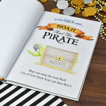 Personalised Colourful Pirate Book, 2 of 5