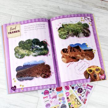 Personalised Animals Activity Book With Stickers, 8 of 10