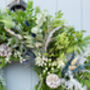 Fresh Christmas Wreath Making Kit In Blues And Greens, thumbnail 2 of 5