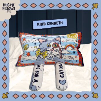 Kind Kenneth Mindful Pillowcase With Cuddle Arms And Pocket For The Tooth Fairy, 2 of 9