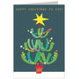 Christmas Tree Greetings Card, thumbnail 2 of 5