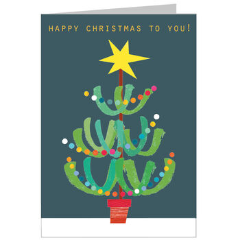 Christmas Tree Greetings Card, 2 of 5