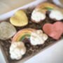 Pastel Rainbow Hearts Biscuit Box, thumbnail 2 of 5