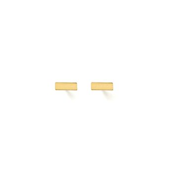 Toniná 14k Gold Vermeil Stud Earrings, 3 of 7