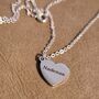 Personalised Name Gold And Silver Heart Charm Necklace, thumbnail 8 of 8