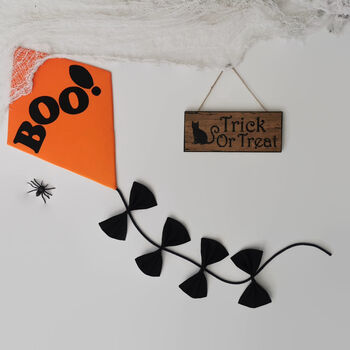 Boo Halloween Sign, Kite Wall Sign, 3 of 12
