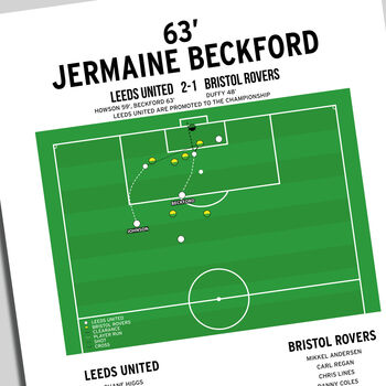 Jermaine Beckford League One 2010 Leeds Print, 2 of 2