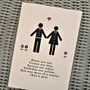 Joke Couples Personalised Card, thumbnail 2 of 2