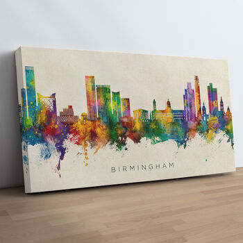 Birmingham Skyline Cityscape Black And White, 10 of 12