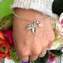 Personalised Holly And Initial Star Bracelet, thumbnail 4 of 12