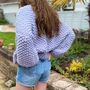 'Moss' Cardigan Easy Knitting Kit, thumbnail 7 of 9
