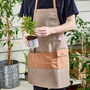 Khaki Gardening Apron, thumbnail 1 of 4