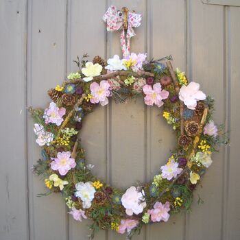 Summer Hedgerow Wreath Door Wedding Home Decoration, 2 of 5