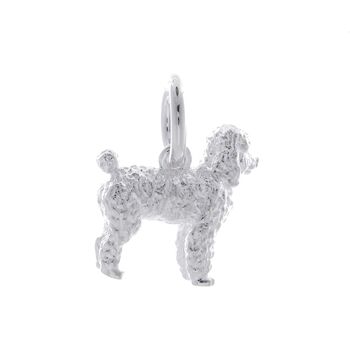 Poodle Silver Dog Charm, 8 of 11