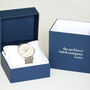 Men`s Watch Personalised With Actual Handwriting, thumbnail 4 of 5