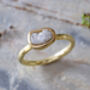 Light Grey Diamond Engagement Ring In 18ct Yellow Gold, thumbnail 1 of 5