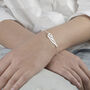 Follow Your Dreams Sterling Silver Angel Wing Bracelet, thumbnail 1 of 3