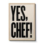 Yes Chef! Typographic Print, thumbnail 10 of 10