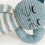 Sleeping Kitten Rattle Blue, thumbnail 5 of 6