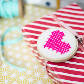 Heart Felt Cross Stitch Kit, 9 of 9
