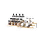 Set Of Two Three Tier Spice Rack Natural And White, thumbnail 6 of 7
