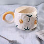 G Decor Handmade And Hand Painted Wildflower Meadow Mug, thumbnail 1 of 4