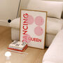 Dancing Queen Music Inspired Giclée Art Print, thumbnail 3 of 4
