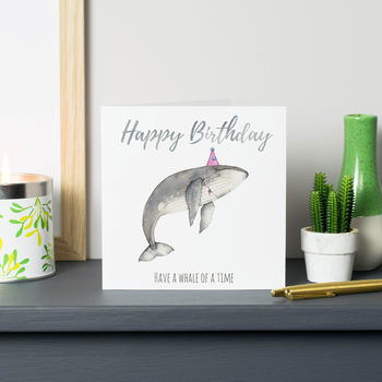 Whale Birthday Card, 2 of 5