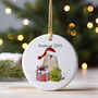 Christmas Bear And Penguins Bauble, thumbnail 1 of 6