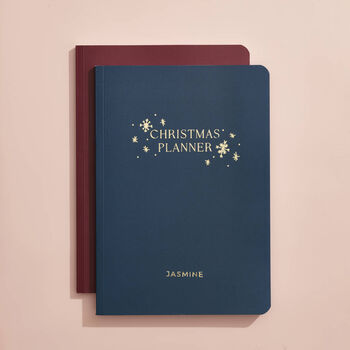 Personalised Christmas Planner A5 Notebook, 2 of 3