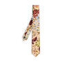 Kingscote Peach Floral Silk Tie, thumbnail 3 of 3