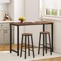 Set Of Two Bar Kitchen Stools Dining Chair Seat, thumbnail 1 of 8