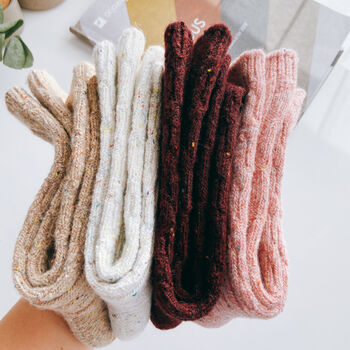 Retro Wool Socks For Women, 5 of 9