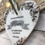 Memorial Christmas Heart Decoration, thumbnail 2 of 3