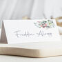Wedding Place Cards With Winter Florals, thumbnail 1 of 3