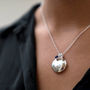 Solid Silver Round Locket, thumbnail 3 of 10