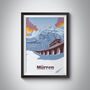 Mürren Ski Resort Switzerland Travel Poster Art Print, thumbnail 1 of 7