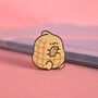 Peanut Enamel Pin | Cute Pin Badges, thumbnail 2 of 5