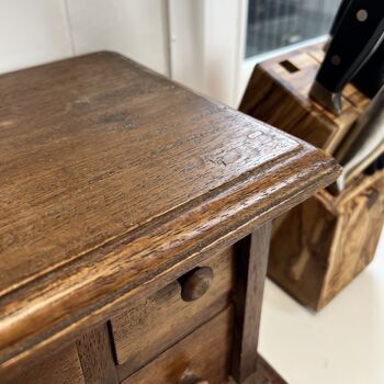 Wooden Apothecary Drawer Chest, 5 of 6
