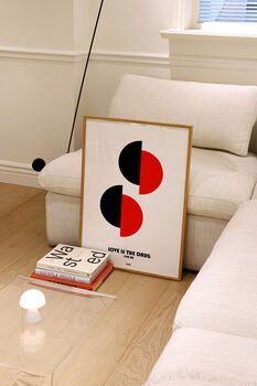 Love Is The Drug For Me Giclée Retro Art Print, 3 of 3