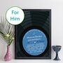 Personalised Music Print For Dad Fathers Day Gift, thumbnail 1 of 12