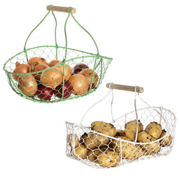 Personalised Handwoven Garden Trug Basket, 2 of 11