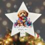 Personalised Cavapoo In Christmas Lights, thumbnail 8 of 10