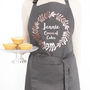 Personalised Wreath Apron, thumbnail 1 of 12