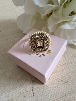 Gold Antique Adjustable Ring, 6 of 7