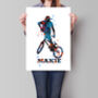 Personalised Bmx Print, thumbnail 1 of 5